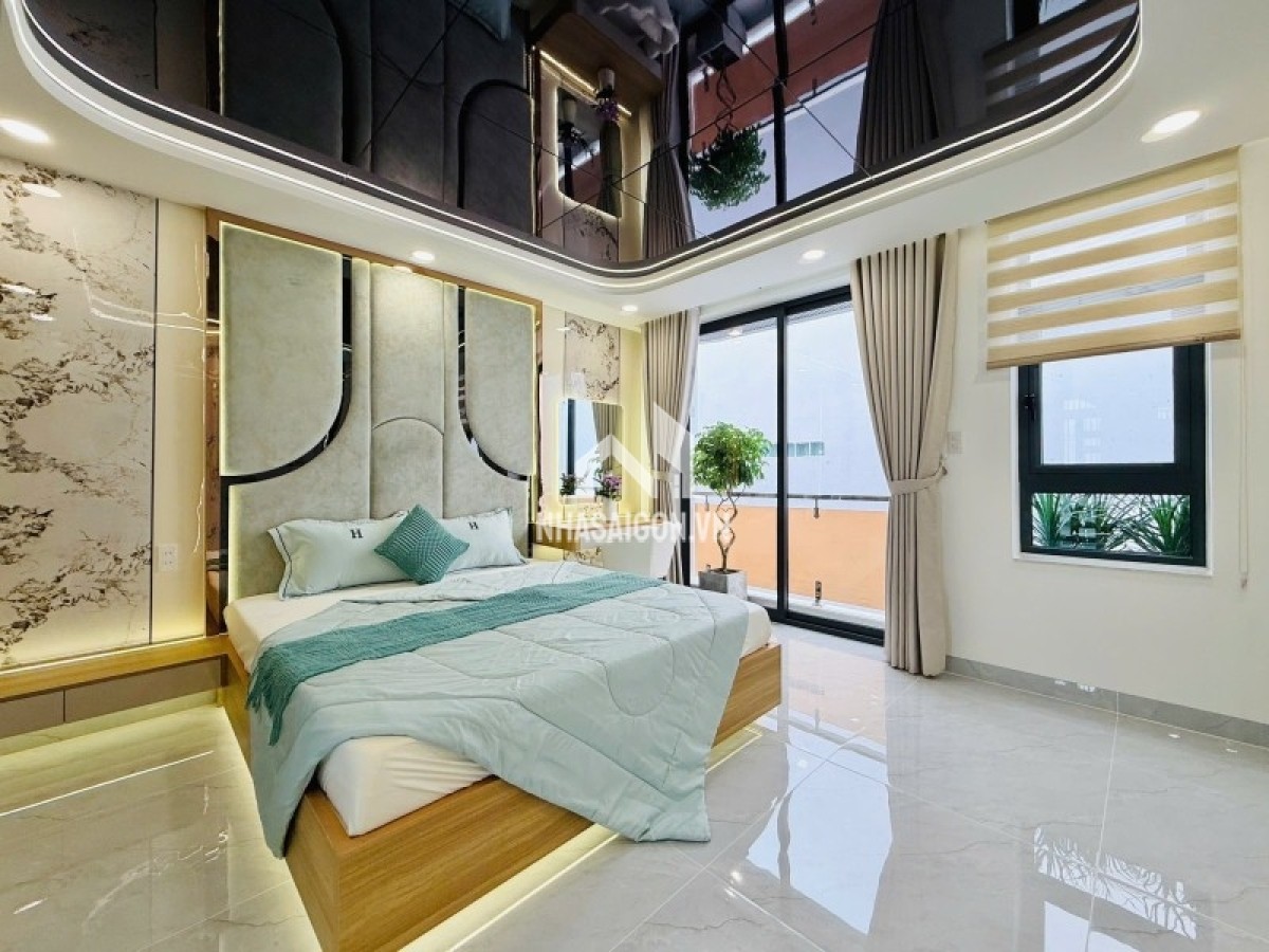 Bán nhà 55m2 Ngang 4 Nở Hậu 4,2m x 13,2m Phạm Văn Chiêu Gò Vấp 6tỷ680